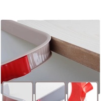Bande de bord en PVC de type U pour armoire de meubles Bande de bord en plastique pour table de bureau et décoration de panneau sans peinture