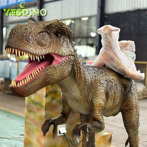 Đi xe khủng long hoạt hình thực tế cho trẻ em đi xe công viên giải trí động vật cơ khí cho trung tâm mua sắm đi xe trên Khủng Long - Product Image 6