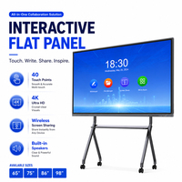 Écran intelligent interactif Android de haute qualité de 55, 65, 75, 85, 110 pouces, type tableau blanc interactif Android pour l'utilisation scolaire