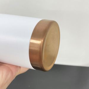 New Style Ceramic Lined Stainless Steel Copper Plated Underneath <b>Macaron</b> 20oz Coffee Travel Tumbler Cups Mugs with Sliding Lids - Product Image 4