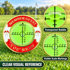 OEM Golf Putting Green Reader Bubble Level Metal Slope Alignment Tool Custom Color Logo and Packaging Factory Direct Bulk Supply - Product Image 3