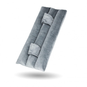 Almohada de hombro para cinturón de seguridad de coche, acolchado suave gris para mayor comodidad al conducir y uso postoperatorio - Product Image 5