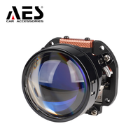 2.5 "tricolore TURBO-SE Biled moto phare trois couleurs 55W universel voiture lumière projecteur bleu lentille 6000K/4300K/3000K