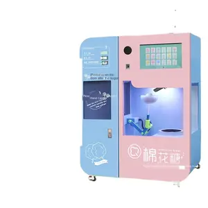 Digital Cotton Candy Floss Machine Price High Capacity Commercial Professional Stainless Steel Key Power Food Adjustable Sales