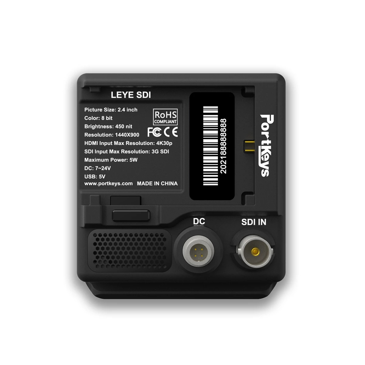 PortKeys LEYE SDI4K電子ビューファインダー3G-SDI4K-HDMI2.4インチ