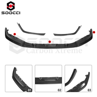 Lèvre avant en fibre de carbone sèche style 3D pour BMW G87 M2, kits de carrosserie, spoiler de menton, diffuseur, séparateur inférieur, lèvre de pare-chocs avant
