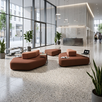 Muebles para Contratos Comerciales, Combinación de Colores Opcional, Sofá Modular, Sofá para Sala de Espera de Aeropuerto, Centro de Ventas, Recepción