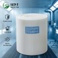 Nouvel élément filtrant en coton de 600g, efficacité F5, filtre de plafond entièrement collé pour cabine de peinture automobile