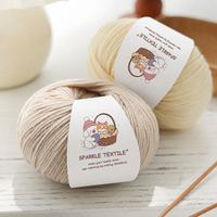 Hand Knitting DIY Scarves & Sweaters Thread 100% Wool Yarn Merino Wool 212 Yarn Medium Thick Bleached Hand Crochet Wool Yarn