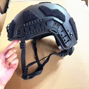 หมวกนิรภัยทางยุทธวิธีมาตรฐาน CE สำหรับการฝึกซ้อม หมวกนิรภัย UHMWPE แบบรวดเร็ว พร้อมที่ยึดอุปกรณ์มองกลางคืน หมวกนิรภัยอะรามิดน้ำหนักเบาแบบรวดเร็ว - Product Image 6