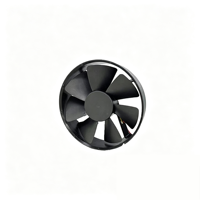 Ventilateur électrique DC réversible rond 150x38mm 12V 7.2W 2500RPM 173CFM à roulement à billes pour la ventilation des équipements