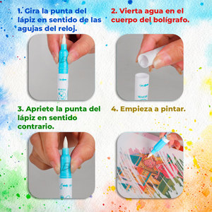 หนังสือระบายสีมหัศจรรย์สำหรับเด็ก ใช้น้ำเป็นสี - Product Image 4
