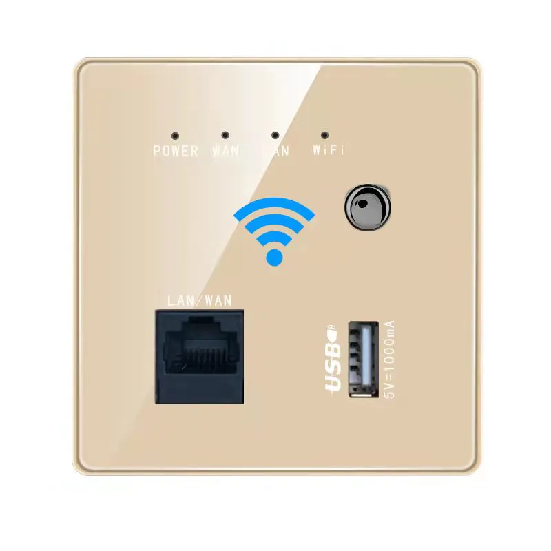 FALSK plantageejer Snavset Router In-wall Smart Switch Socket Wireless 300mbps Usb Charging Ports 2.4g  With Rj45 Interface Wall Wifi Router Wpa2-psk - Buy Router Wifi,Wifi  Router,Wall Wifi Router Product on Alibaba.com