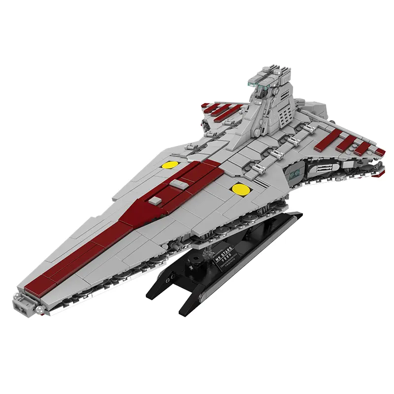 Mould King 21074 Republic Attack Cruiser Executor Star Dreadnought Model Building Blocks Set DIY Space War Ship Bricks Toy Gift