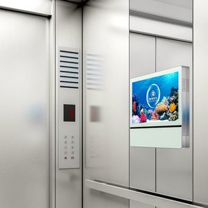 Máy quảng cáo độ nét cao 18.5/21.5/32 inch cho các cửa hàng bán lẻ toàn màn hình gắn trên thang máy tích hợp cho hoạt hình - Product Image 1