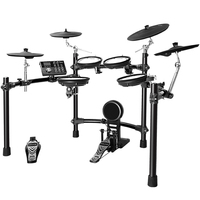 NUX DM7 Professional Electric Drum Set with Metal Construction Double Layer Design & Adjustable Features