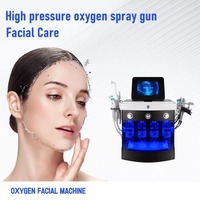 Máquina Facial de Oxígeno 14 en 1, Multifuncional, Eliminación de Puntos Negros, Reducción de Poros, Antienvejecimiento, Uso Doméstico, Equipo de Cuidado de la Piel ABS