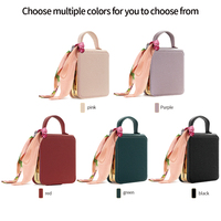Casing HP Kulit PU untuk Z Flip 6/5/4/3/7 Z Flip 8  Mewah dengan Cermin Rias, Tali Pegangan, dan Pelindung Layar Anti Benturan