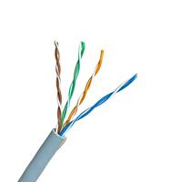 Cable de Red Ethernet de Alta Calidad, Cobre, 1000 pies, SF/UTP, CCA, Cat5E, Revestimiento de PE, 8 Conductores, para Interiores, LAN, Datos, 100BaseTX, PoE