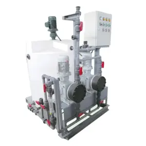 2000L/H PE Coagulant aid acid-base salt dosing system for circulating cooling water stabilizer dosing 98% Desalination Rate