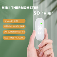 Thermomètre frontal rechargeable à batterie au lithium en ABS pour usage domestique, pratique et de dernière génération