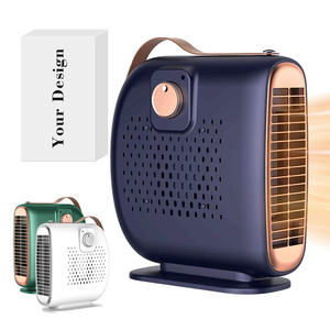 Radiateurs d'appoint à 2 vitesses de chauffage, 500W, élément chauffant à fil, mini radiateur électrique pour bureau et intérieur - Product Image 1