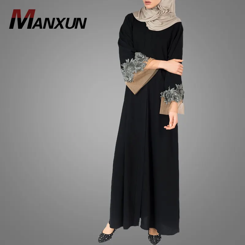 2019 Terbaru Pagi Yang Indah Kemuliaan Manset Abaya Designs Dubai Gaya Modern Jubah Muslim Mistis Kostum Nasional Abaya