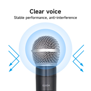 Sistema Microfonico Wireless GLXD4 Professionale per Performance da Palco a 2 Canali UHF Palmare Dinamico Headset Stile Portatile - Product Image 3