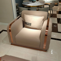 Ensembles de canapés de meubles de salon minimalistes modernes ltalia canapé en cuir véritable Modualr 1/2/3 sièges pour la maison hôtel