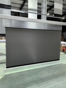 Écran <span class=keywords><strong>de</strong></span> <span class=keywords><strong>projection</strong></span> motorisé rétractable Ultra 1.2 avec tissu blanc mat, télécommande pour usage domestique et professionnel - Product Image 6