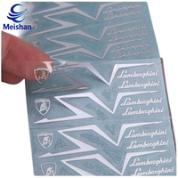 Etiquetas Autoadhesivas Transparentes de Acrílico Meishan, Resistentes a Desgarros, Duraderas, Ecológicas, con Logotipo Personalizado para Sellado de Productos