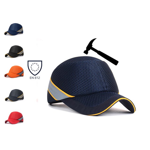 Breathable Bump Cap ABS Interior Safety Caps ABS Anti-impact Bump Baseball Adjustable Caps Hard Hat Helmet for Warehouse