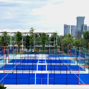 JSMC prezzo di fabbrica 12mm in vetro temperato Padel panoramico racchette da Tennis <span class=keywords><strong>corte</strong></span> Perruque coupé - Product Image 1