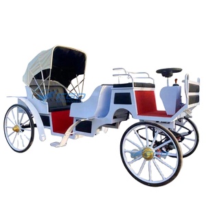 Charrette de chevaux électrique pour visites touristiques, charrette de chevaux royale pour mariage à vendre - Product Image 1