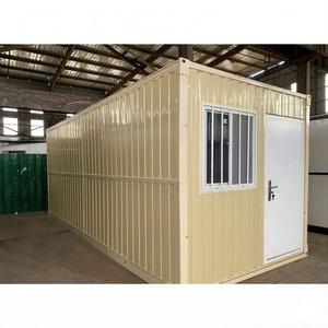 Maison conteneur préfabriquée de 20 pieds, maison conteneur portable et pliable, abri de rangement extérieur, maisons préfabriquées, bureaux de sécurité, kiosques - Product Image 2