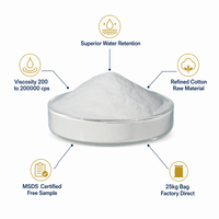 Kedatangan Baru 60000cps HPMC Hydroxy Propyl Methyl Cellulose 80 Mesh Bubuk Putih untuk Perekat Ubin Harga Pabrik OEM Kustom