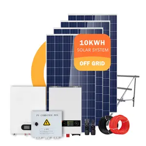 Complete Home Solar Panel System Off Grid 3kw 5kw 8kw 10kw 12kw 15kw 20kw 25kw 30kw Photovoltaic System With Cheap Price