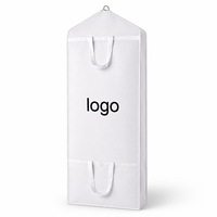 Bolsa para Trajes de Tela No Tejida con Logotipo Personalizado al por Mayor, Funda para Vestido de Novia, con Doble Asa, para Lavandería y Hoteles