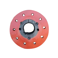 Accouplement élastique à broches en fonte pour amortissement des vibrations, pour connexion de transmission moteur et réducteur