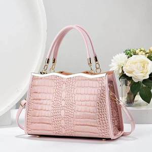Bolso <span class=keywords><strong>Tote</strong></span> de Hombro Clásico de Gran Capacidad con Estampado Personalizado, Bolso de Piel de Cocodrilo para Mujer, Bolsos de Mano de Diseñador de Lujo para Damas - Product Image 4