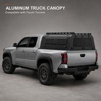 Capot de benne en aluminium sur mesure pour Toyota Tacoma 2005-2015, type hardtop/capote de camping