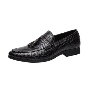 2022 new fashion wholesale design scarpe eleganti da uomo in pelle scarpe eleganti s scarpe a punta in pelle tendenza uomo