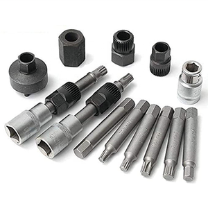 Set di 13 Pezzi Professionali per Rimozione Puleggia Alternatore Kit di Utensili per Officina - Product Image 5