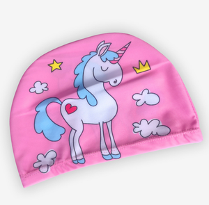 หมวกว่ายน้ำเด็กลาย<span class=keywords><strong>การ์ตูน</strong></span>น่ารักผ้าโพลีเอสเตอร์ยืดได้ป้องกันผมยาวพร้อมหมวกสระว่ายน้ำน่ารักสำหรับเด็กผู้ชายเด็กผู้หญิง - Product Image 4