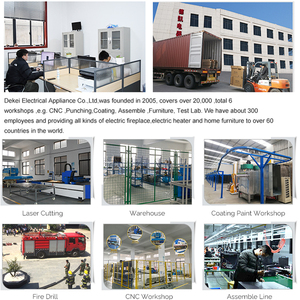 Hiện đại màu Trắng điện lửa môi trường kim loại TRIM Tempered Glass dài thiết kế Hot Bán gỗ sang trọng mantel Lò sưởi điện - Product Image 2