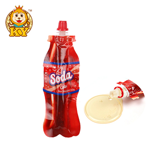 Toptan tatlılar soda şişe şekli sıkmak ekşi reçel meyveli sıvı şeker - Product Image 2