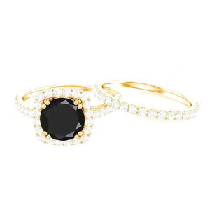 Bague en argent sterling 925 avec onyx noir plaqué rhodium, pierre précieuse ovale en quartz, bijoux de mariage pour fête pour hommes et femmes - Product Image 5