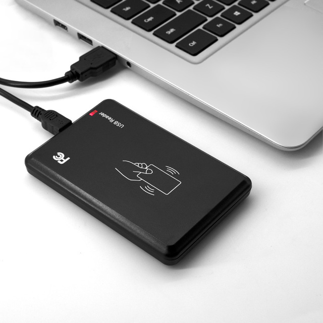 IC Card Readers USB Read-Only 13.56Mhz RFID NFC Reader Access Control Card Readers With Windows