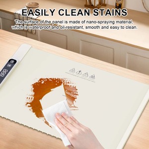 Opvouwbare Siliconen Voedselverwarmende Lade Elektrische Flexibele Warmhoudplaat Buffet Roll-Up Pad Oprolbare Voedselverwarmende Mat Elektrische Warmer - Product Image 4
