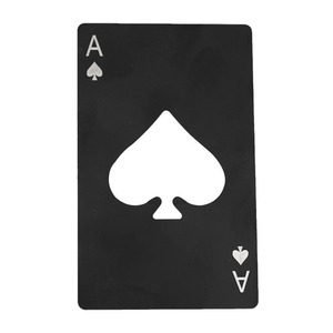 Spade Ace Bottle Opener Credit Card Size Stainless Steel Portable Beer Opener Creative Playing Card Style - Product Image 3